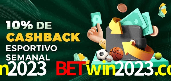 10% de bônus de cashback na win2023 betwin2023.com